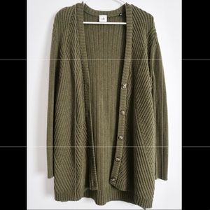 Olive Green Cabi Sweater